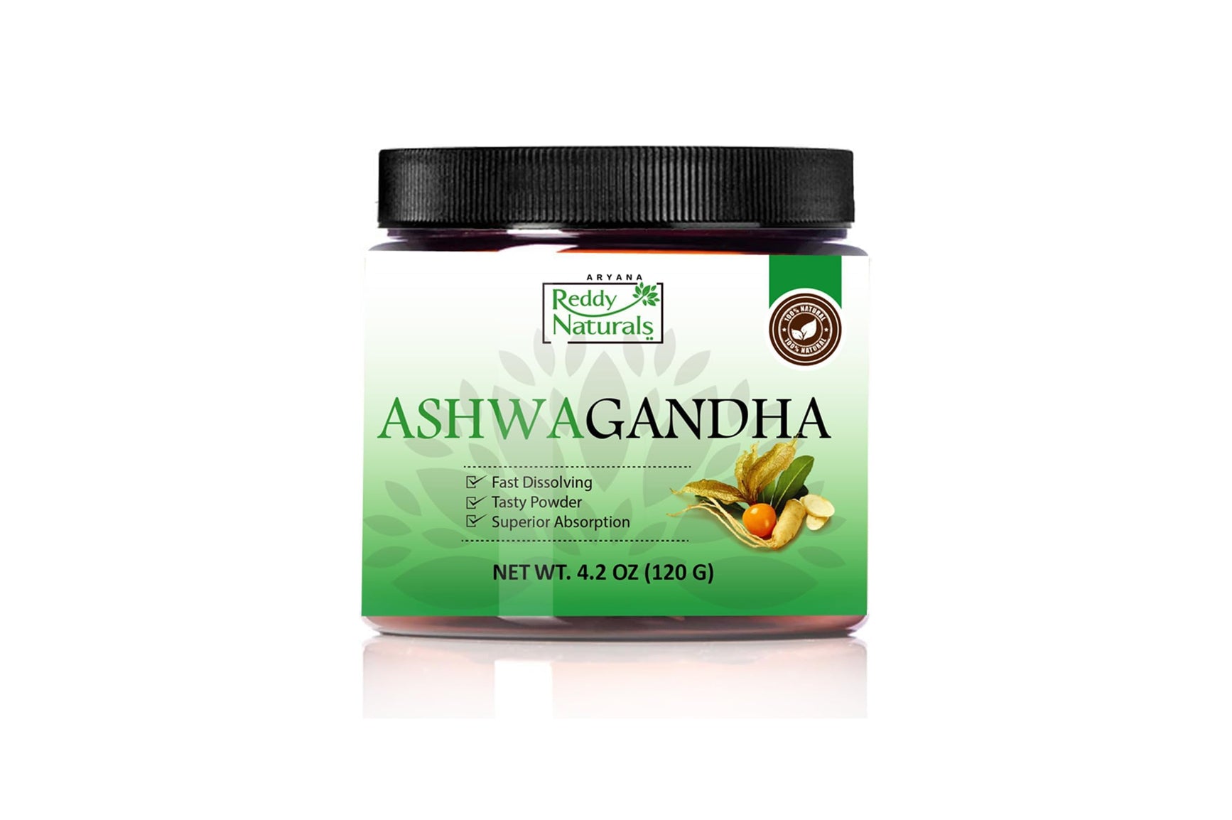 Premium Potent Ashwagandha calm dry spoon powder-Traditional Stress Relief & Focus Support