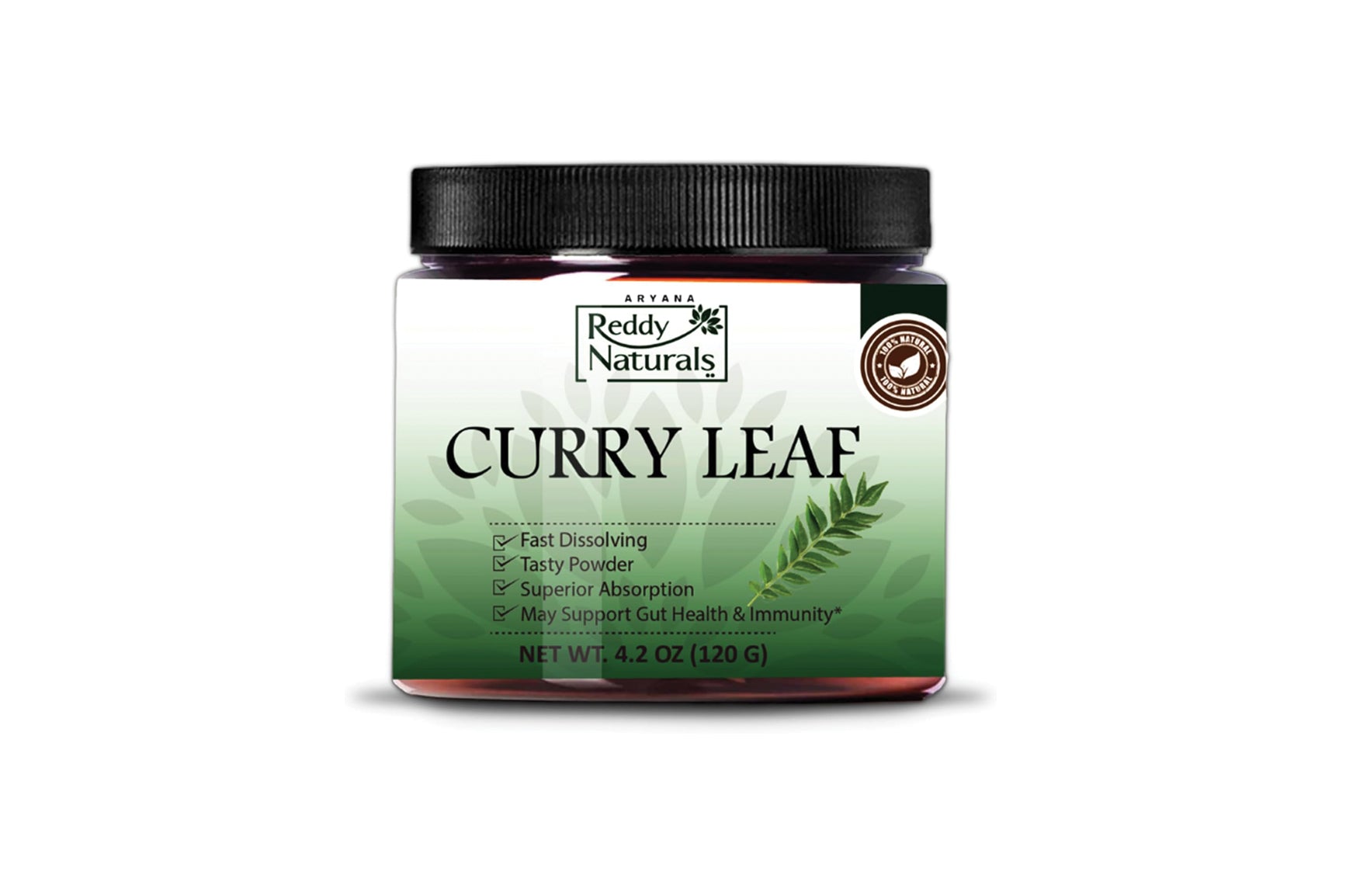 Curry Leaf Iron Boost – Dry Scoop for Energy, Digestion, Metabolism & Ayurvedic Wellness