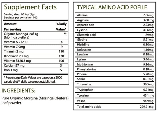 Moringa Leaf Powder