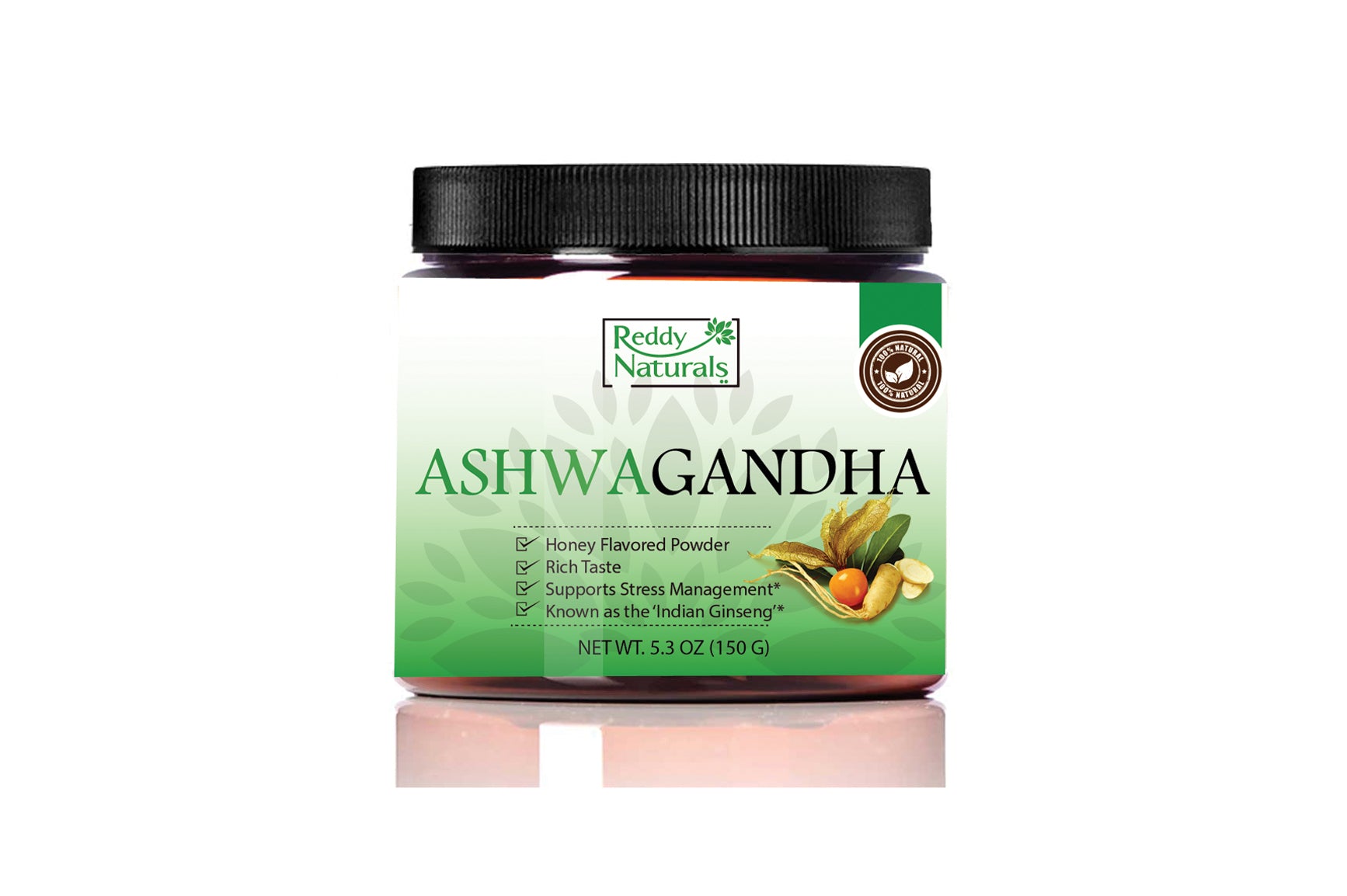 Premium Potent Ashwagandha calm dry spoon powder-Traditional Stress Relief & Focus Support