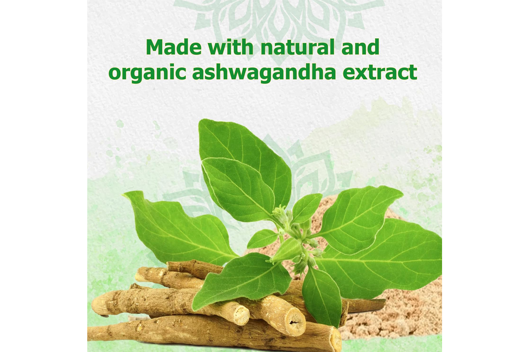 Premium Potent Ashwagandha calm dry spoon powder-Traditional Stress Relief & Focus Support