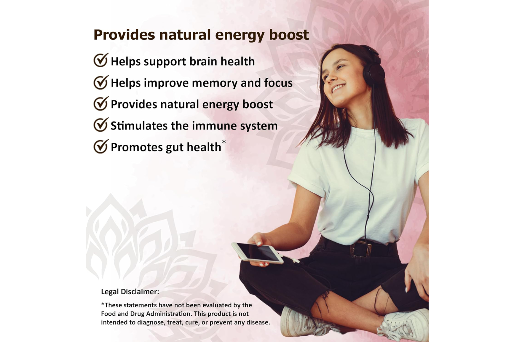 Reddy Naturals Lion’s Mane Supplement – Premium Mushroom Powder for Daily Wellness, Energy & Natural Vitality