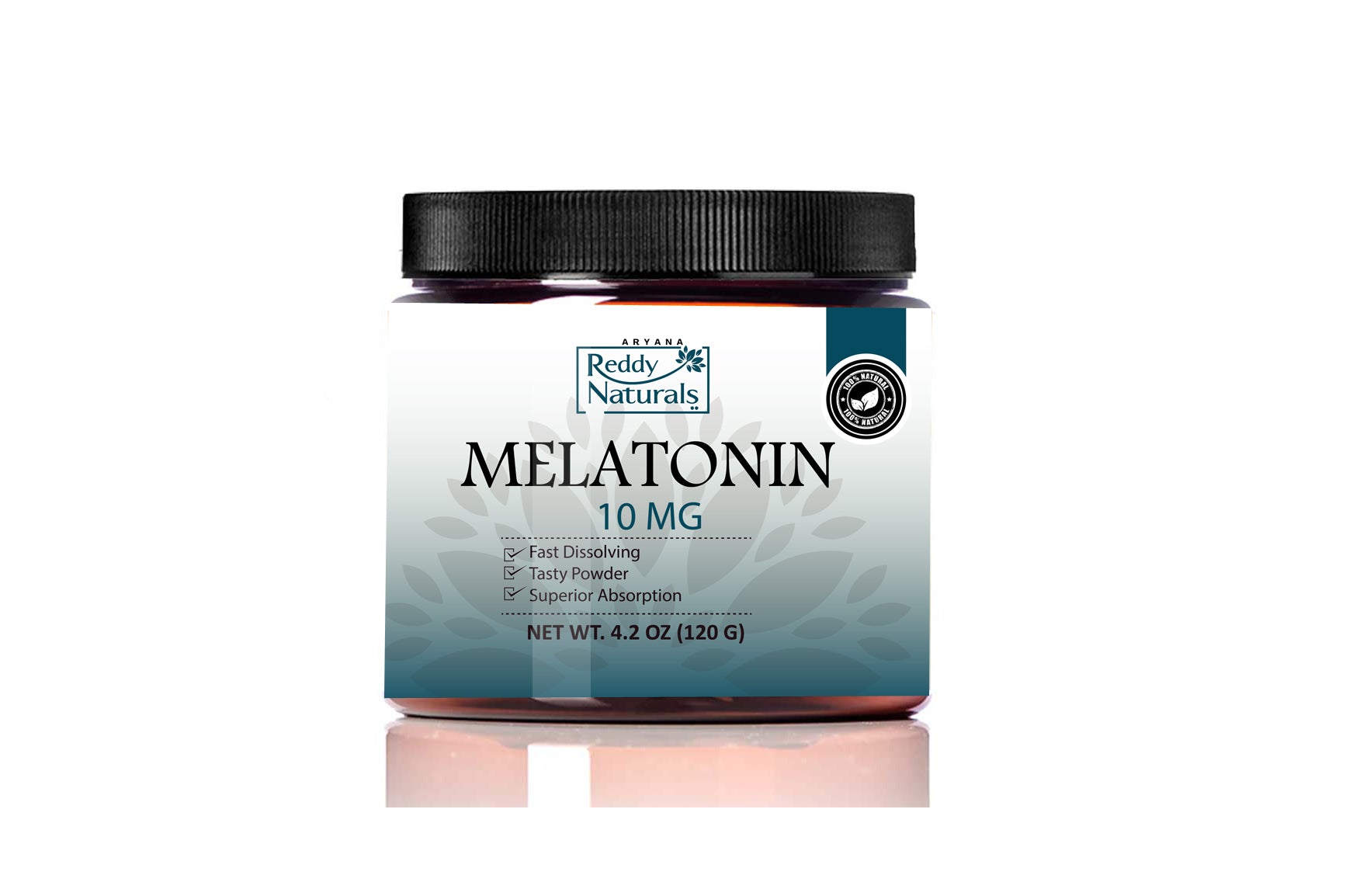 Reddy Naturals Melatonin Powder Supplement – 10mg Per Serving – Nighttime Wellness & Relaxation Support – Fast-Dissolving Dry Spoon Formula