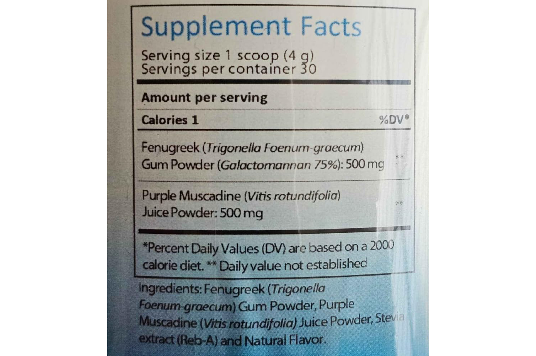 FENUFIBER™: Advanced Digestive & Metabolic Support Fiber Blend