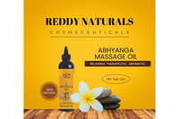 Reddy Naturals Abhyanga Massage Oil for Relaxation, Comfort and Rejuvenation

