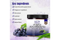 Reddy Naturals Purple Polyphenols – Premium Muscadine Grape Extract with Natural Resveratrol | Superfood Supplement