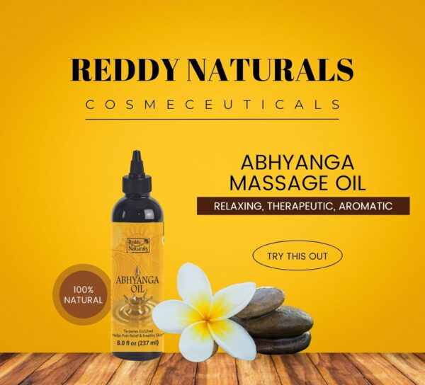 Ayurvedic Abhyanga Massage Oil - Nourishing, Detoxifying, Therapeutic Self-Massage Oil, Natural Ingredients, Relaxation, Muscle Relief - Image 3